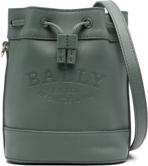 Bally Logo-Embossed Bucket Bag - ShopStyle