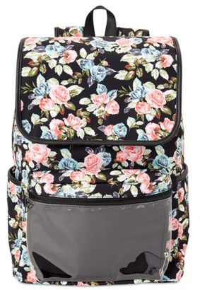 no boundaries square nylon backpack