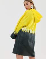 Thumbnail for your product : ASOS Design DESIGN mini tie dye hoodie sweat dress-Multi