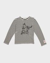 Thumbnail for your product : Golden Goose Boy's Striped Doodled T-Shirt, Size 4-10
