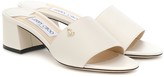 Thumbnail for your product : Jimmy Choo Minea 45 leather sandals
