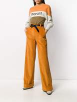 Thumbnail for your product : Pt01 wide-leg corduroy trousers