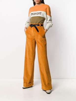 Pt01 wide-leg corduroy trousers