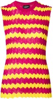 Thumbnail for your product : Calvin Klein Zig Zag Knitted Top