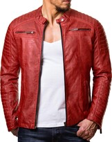 Thumbnail for your product : Redbridge Red Bridge Men's Jacket Slim-Fit Casual Faux Leather Cotton Biker Modern Coats