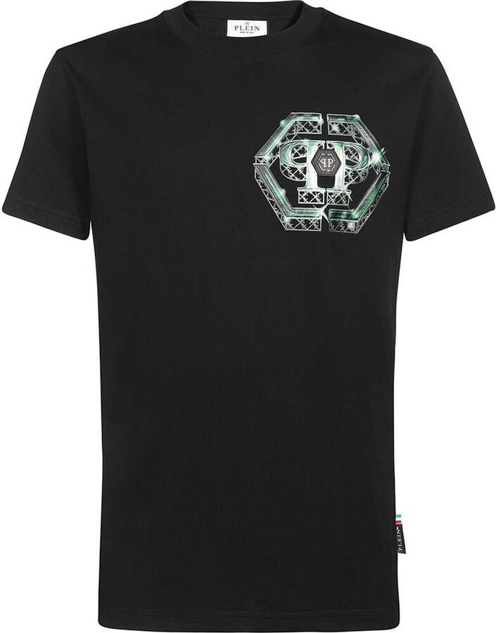 Philipp Plein Graphic Printed Crewneck T-Shirt