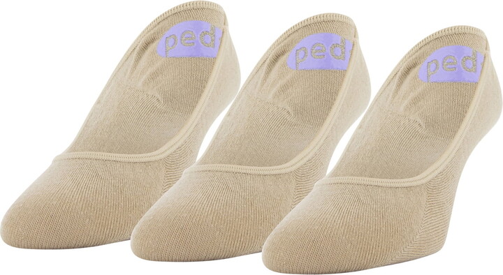 Peds Women’s Lightweight Low Cut No Show Liner Socks, Shoe Sizes 5-10 and 8-12, 3 Pairs