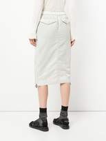 Thumbnail for your product : Sacai elasticated waist skirt