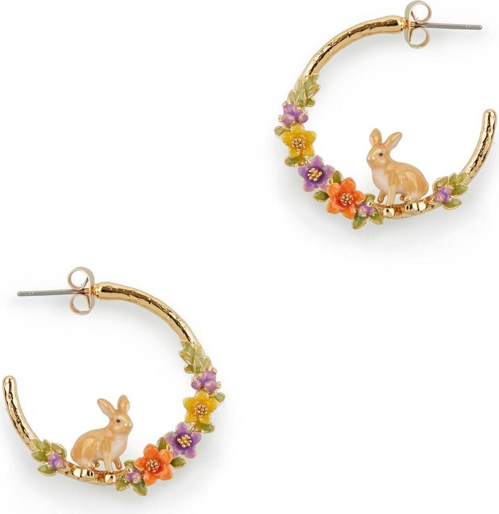 Bill Skinner Studio Flower Rabbit Hoops