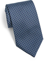 Thumbnail for your product : Brioni Oval-Print Silk Tie