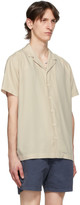 Thumbnail for your product : Schnaydermans Beige Tencel Short Sleeve Shirt
