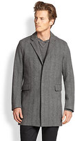 Thumbnail for your product : Vince Wool Herringbone Topcoat