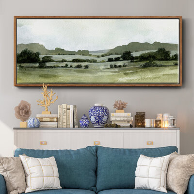 Wexford Home Vert Landscape III- Framed Canvas