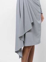 Thumbnail for your product : Badgley Mischka Draped Sash Wrap Dress