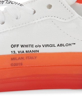 Off-White c/o Virgil Abloh Arrow Low-top Neon Canvas Sneakers
