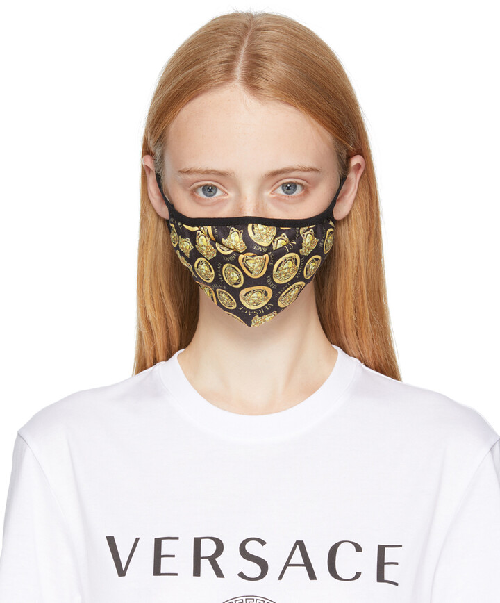 Versace Black & Gold Medusa Mask - ShopStyle