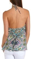 Thumbnail for your product : Charlotte Russe Mixed Print Halter Tank