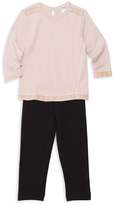 Thumbnail for your product : Splendid Baby Girl's Mixed Media 2-Piece Sweater & Pants Set