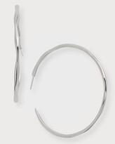 Thumbnail for your product : Ippolita Large Squiggle Hoop Earrings in Sterling Silver