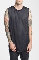 Thumbnail for your product : Zanerobe 'Switch Up' Longline Mesh Muscle T-Shirt