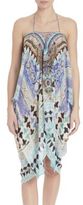 Thumbnail for your product : Camilla Short Lace-Up Silk Caftan Coverup