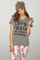 Thumbnail for your product : Local Celebrity Let's Fiesta Schiffer Tee in Heather Grey