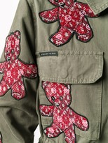 Thumbnail for your product : Philipp Plein Embellished Teddy Bear Parka