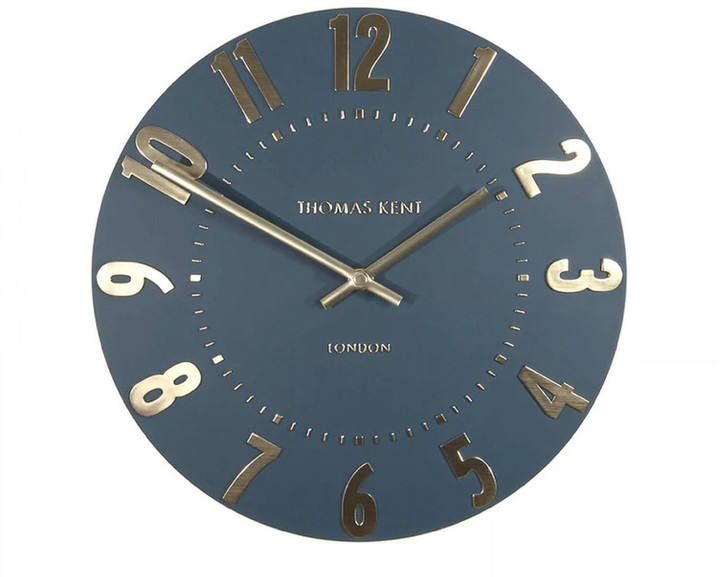 Thomas Kent 12" Midnight Blue Mulberry Wal Clock ShopStyle