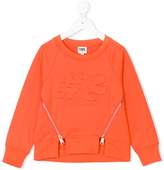 Thumbnail for your product : Karl Lagerfeld Paris embossed hashtag sweatshirt