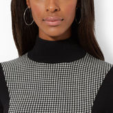 Thumbnail for your product : Ralph Lauren Houndstooth Turtleneck Dress