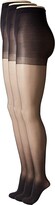 Thumbnail for your product : Hue Age Defiance Sheer Pantyhose with Control Top (3-Pack) (Black) Control Top Hose
