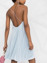 Thumbnail for your product : Emporio Armani Velvet-Effect Mini Dress