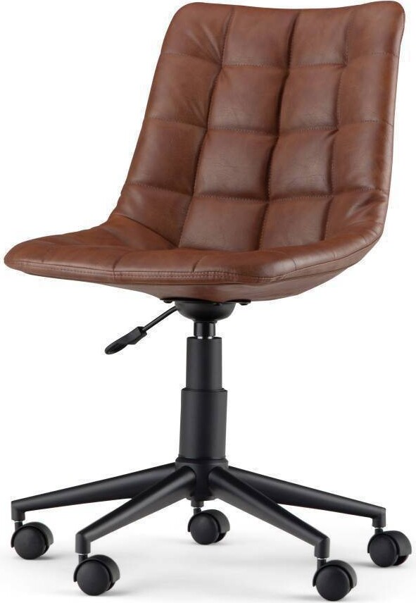 Costner Swivel Office Chair Distressed Cognac WyndenHall ShopStyle