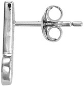 Thumbnail for your product : Dainty Diamonds Sterling Silver Diamond Music Note Stud Earrings - 0.10 ctw