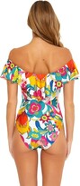 Thumbnail for your product : Trina Turk Fontaine Off-the-Shoulder Ruffle One-Piece (Multi) Women's Swimsuits One Piece