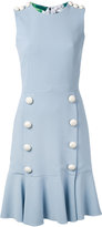 Thumbnail for your product : Dolce & Gabbana button detail dress