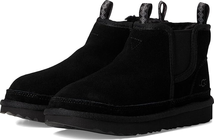 Ugg Kids Neumel Chelsea (Toddler/Little Kid) Boy's Shoes Black : 6 Toddler M, Suede