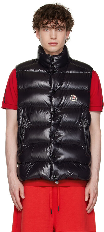Moncler Black Tibb Down Vest - ShopStyle Outerwear