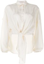Thumbnail for your product : Mes Demoiselles Tied-Front Blouse
