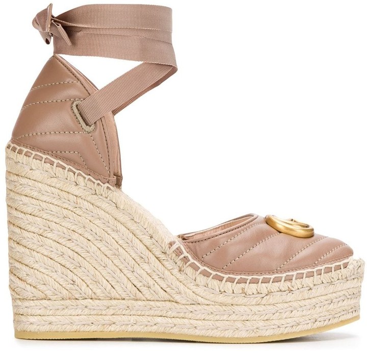 Gucci Leather platform espadrilles ShopStyle