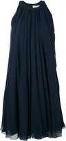 Lanvin - pleated mini dress - women - Soie/Polyester - 36