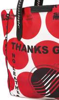Thumbnail for your product : Stella McCartney Thanks Girls print Falabella GO tote bag