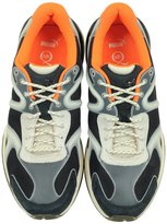 Thumbnail for your product : McQ x Puma Black and Whisper White Run Low Top Men's Sneaker