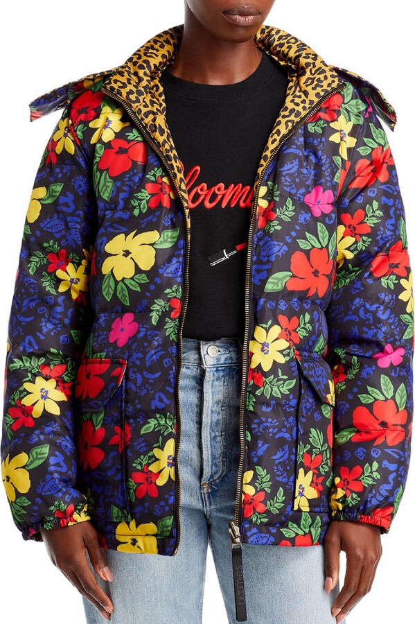 Aqua Womens Lightweight Reversible Puffer Jacket ShopStyle