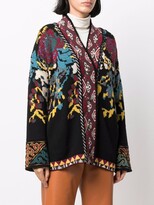 Thumbnail for your product : Etro Patterned Jacquard Button-Up Cardigan