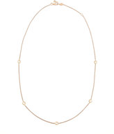 Thumbnail for your product : Roberto Coin Rose Gold Diamond Station Necklace