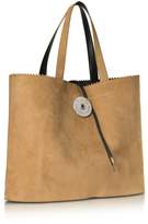 Thumbnail for your product : MM6 MAISON MARGIELA Mm6 Maison Martin Margiela Camel Suede Leather And Paper Tote Bag