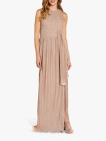 Thumbnail for your product : Adrianna Papell Adrianna Pepell Metallic Pleat Gown, Champagne