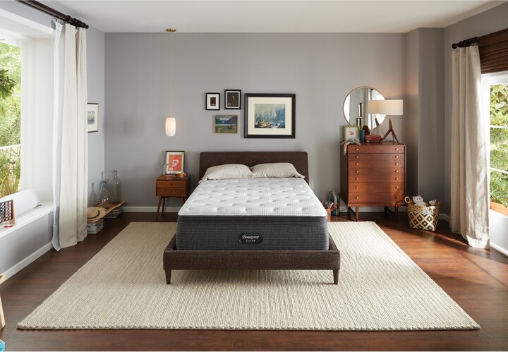 Simmons Closeout! Silver BRS900-c 16.25" Plush Pillowtop Mattress- Queen