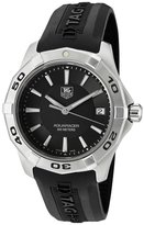 Thumbnail for your product : Tag Heuer Men's Aquaracer Black Dial Black Rubber TAG-WAP1110.FT6029 Watch